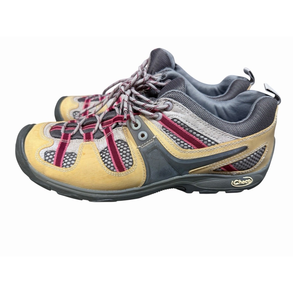 Chaco Canyonland Low Hiking Shoes Womens 12 Gray Pink Trail Outdoor Gorpcore